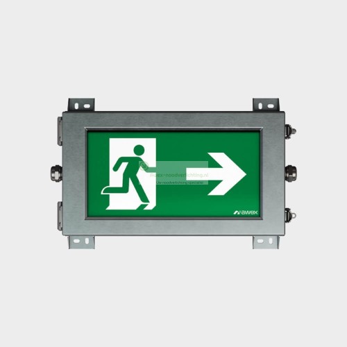 AWEX Escapelite S noodverlichting RVS IP65 IK10